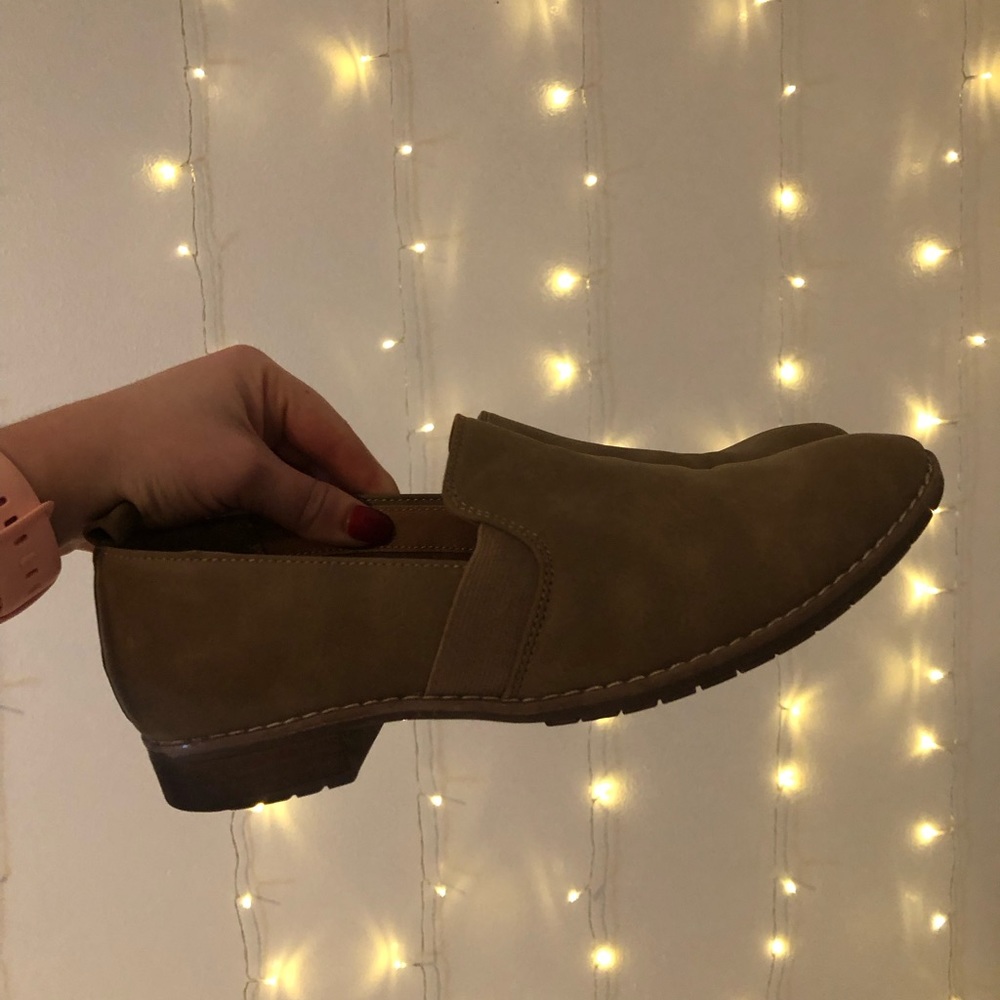 Tan Leather Loafers